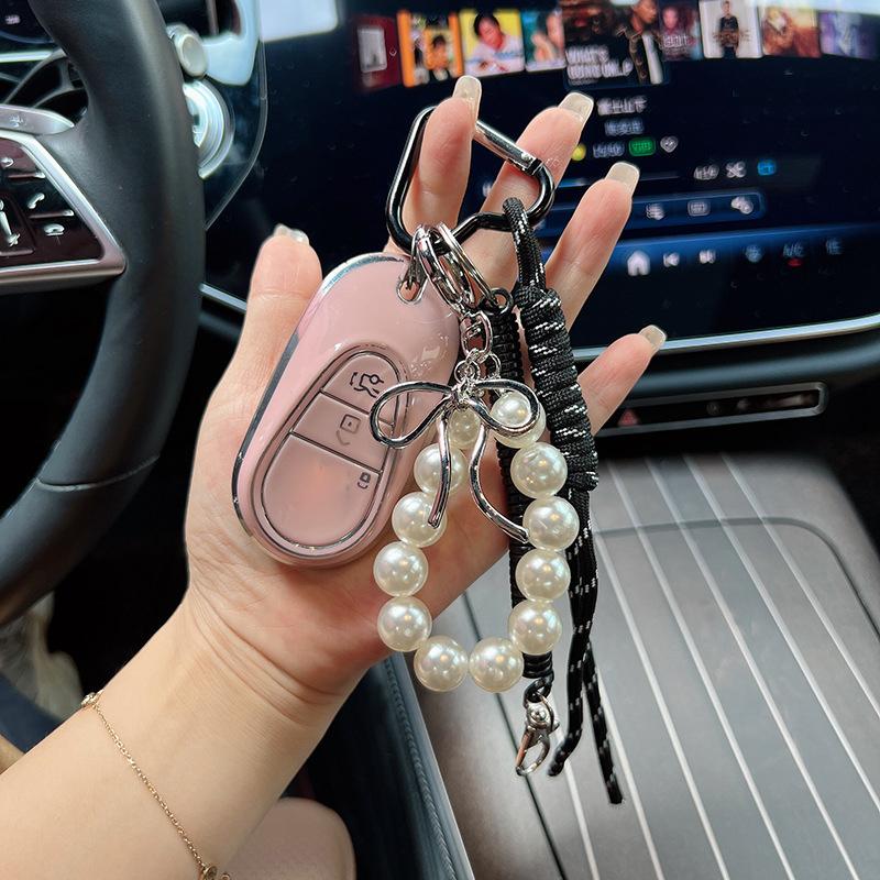 Yogodlns Новый жемчужный шнур антикварный плетеный веревочный бант брелок креативный автомобильный ключ подвеска сумка сумки аксессуары