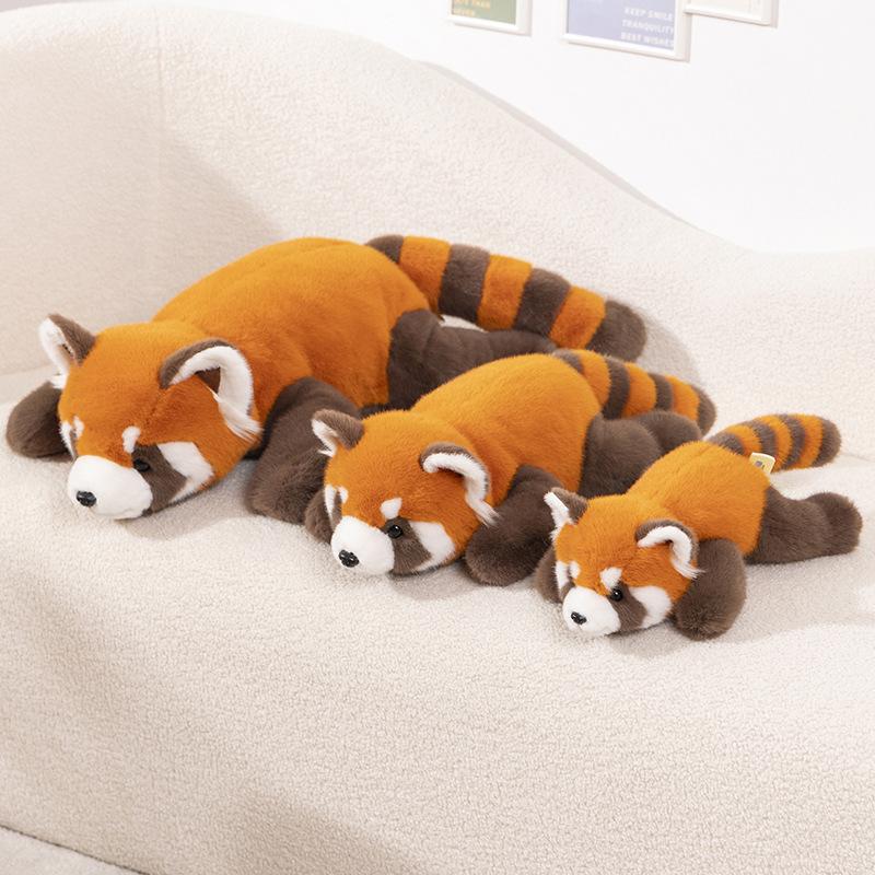 Мягкая милая плюшевая игрушка енот, кукла лиса, милая кукла маленькая панда, подарок для детей, девочек, подушка-кукла