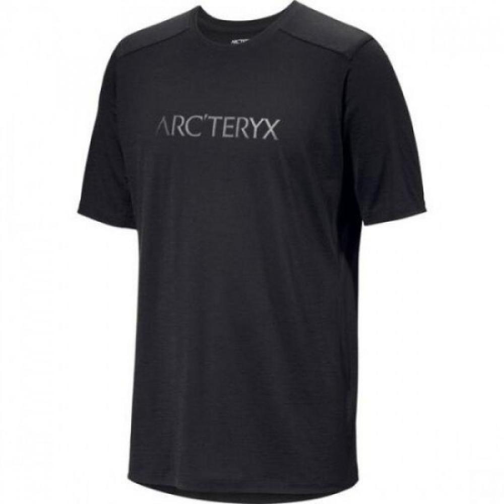 Arcteryx Merino Wool Arcword Logo Ss Blk H00722104
