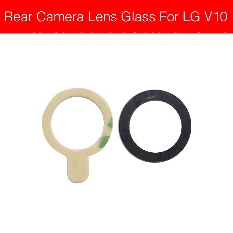 Стеклянный объектив задней камеры для LG V10 Q6 G4 G5 G6 G7 V20 V30 V40 с заменой клейкой наклейки