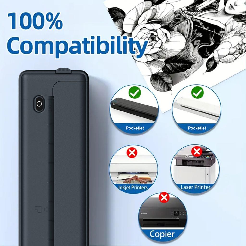 Совместимость с термобумагой Сложенная термобумага Многоцелевая Белая Быстросохнущая Четкая печать 100 листов для дома