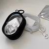 Multifunctional Clear Data Cable Storage Box Outdoor Travel Headset Storage Bag Data Cable Round Storage Bag