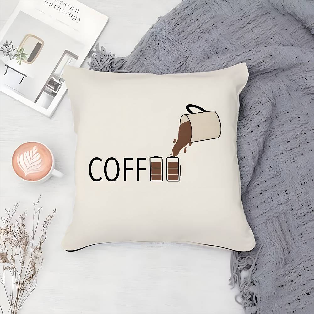 Cafe and Theater Casual Matching Pillow Case Printing Pillowcase Living Room Sofa Cushion Cover Bedroom Room Decor