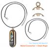 Necklace for Mi Band 8 Pendant Chain Buckle for Xiaomi Band8 Hanging Metal Chain Neck Strap Stainless Steel Pendant Bracelet