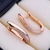 Серьги-гвоздики для женщин Модные Роскошные Серьги-подвески с Кубическим Цирконием