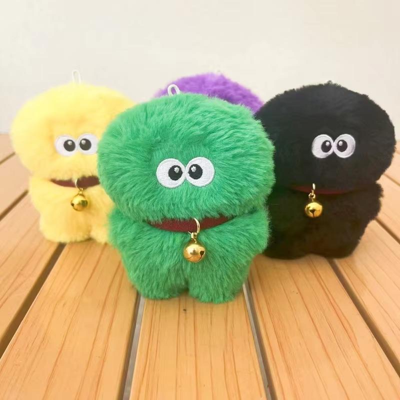 Плюшевый брелок 1 шт., брелок в виде куклы-монстра из мультфильма, подвесные сувениры, сумки, чехлы для мобильных телефонов, подвесные украшения, подарок на день рождения