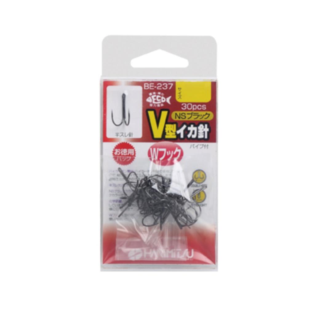 HARIMITSU V-образный кальмаровый крючок, двойной крючок (NS) L BE-237 Рыболовный крючок
