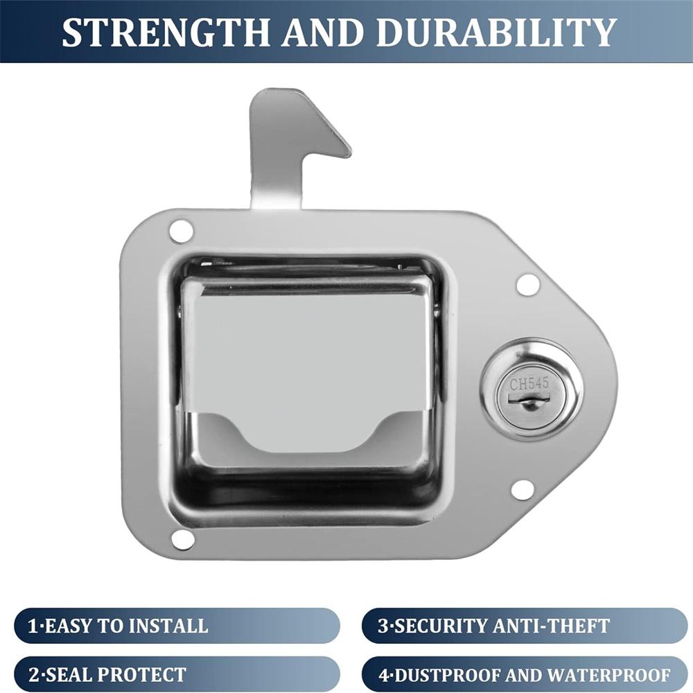 Защелка для ящика с инструментами грузовика Замок для ящика с инструментами Универсальный Для грузовика RV Прицепа UTV ATV Ящик