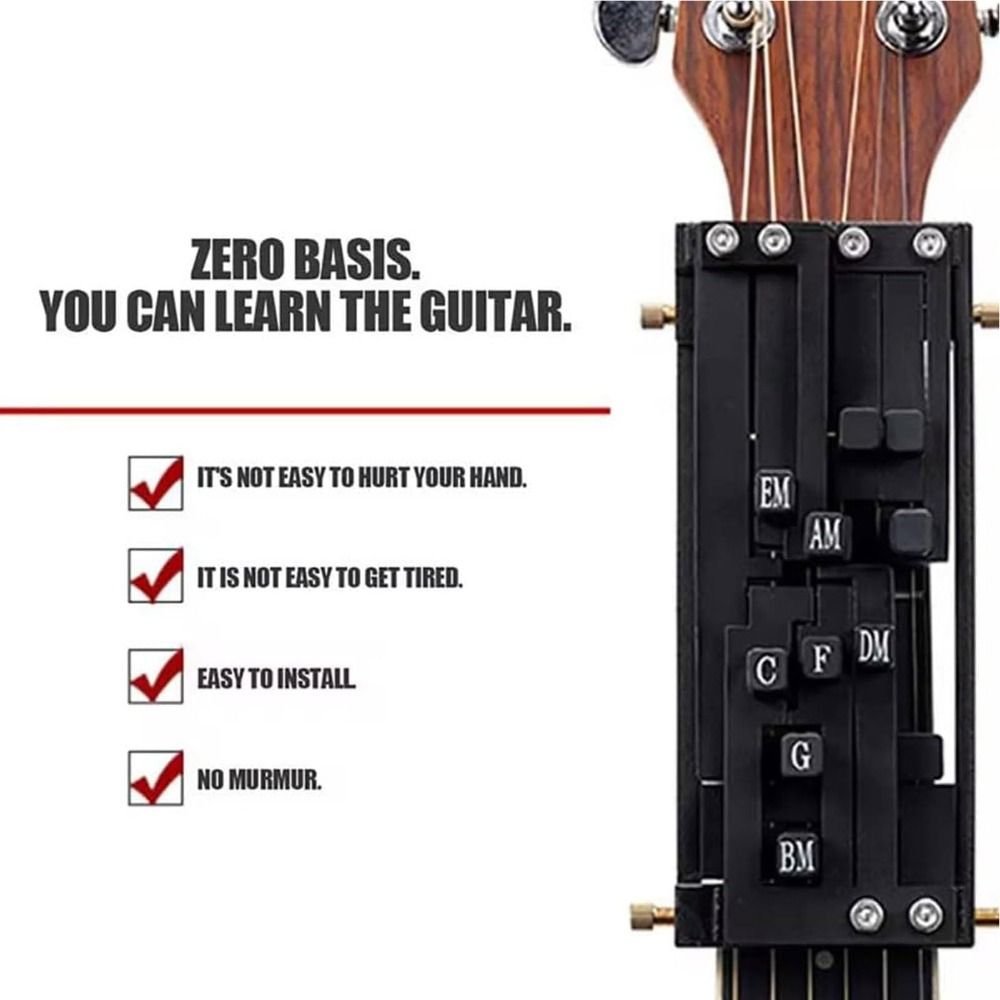 Портативный тренажер аккордов для гитары, гитарный помощник, тренажер аккордов, новый помощник для гитарных аккордов, для начинающих
