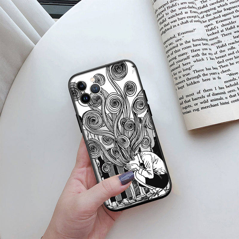 IR15 Junji Ito Tomie Case for Samsung A06 A35 A25 A24 A15 A05S A05 M55 M35 M15 A02 A12 A13 A10 A16 A20 A30 A22 A31 A32 A33 A42 A50