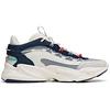 Anta Кроссовки Walker Mesh Structure Splicing с нескользящей износостойкой подошвой для бега, мужские кроссовки белого и синего цвета 112028889-2