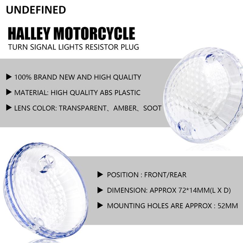 2pcs Turn Signal Light Cover Indicator Lens Smoke Flashing Lamp Covers For Kawasaki Vulcan 1500 1600 800 Yamaha Warrior V-Star