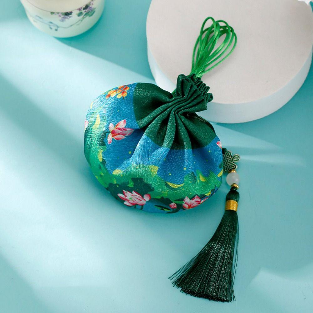 Chinese Style Zongzi Sachet Printing Women Jewelry Bag Zongzi Car Pendant Empty Sachet  Gifts
