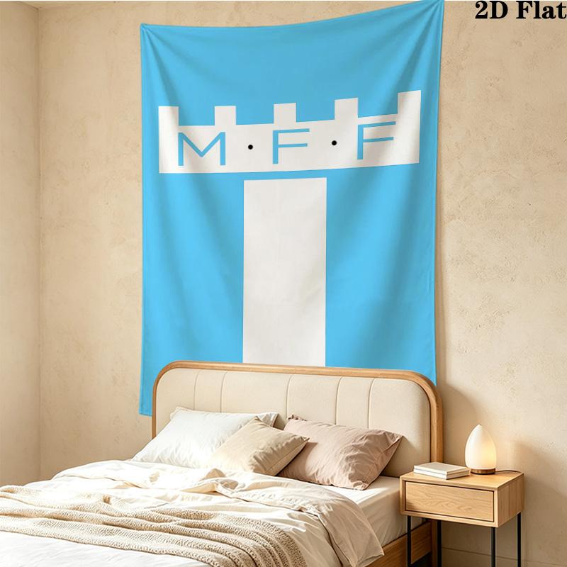 Malmo Ff Wall Tapestry Aesthetic Wall Hanging Printed Fabric Blanket Decorative Tapestries For Bedroom Living Room Home Decor