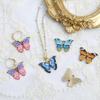4 шт., 15*21 мм, несколько цветов, бабочка, падающее масло, металлические аксессуары из сплава для изготовления ювелирных изделий, ожерелье, браслет, серьги «сделай сам»