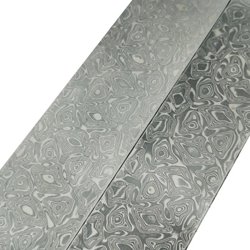 22x3x0,3 см нож из дамасской стали, заготовки для изготовления ножей, сырье для изготовления сэндвичей Vg10, складной нож с фиксированным лезвием, заготовки для бара