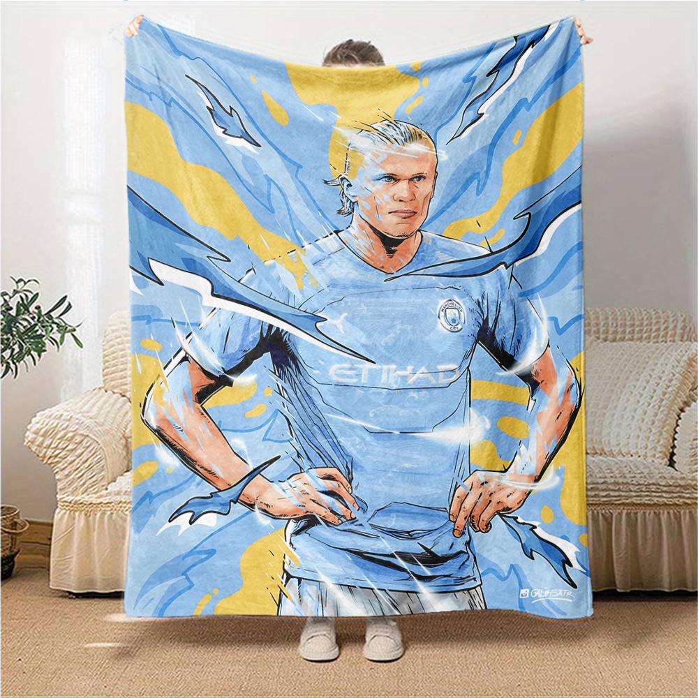 Haalands Dynamic Collage Blankets Flannel Printed Breathable Warm Throw Blanket for Home Office Bedspreads 0708a78