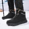 Fashion Men's Shoes Plush Warm Snow Boots Women's Platform Sneakers Fashion Waterproof Casual Shoes Winter Fur Warm Ankle Boots for Men