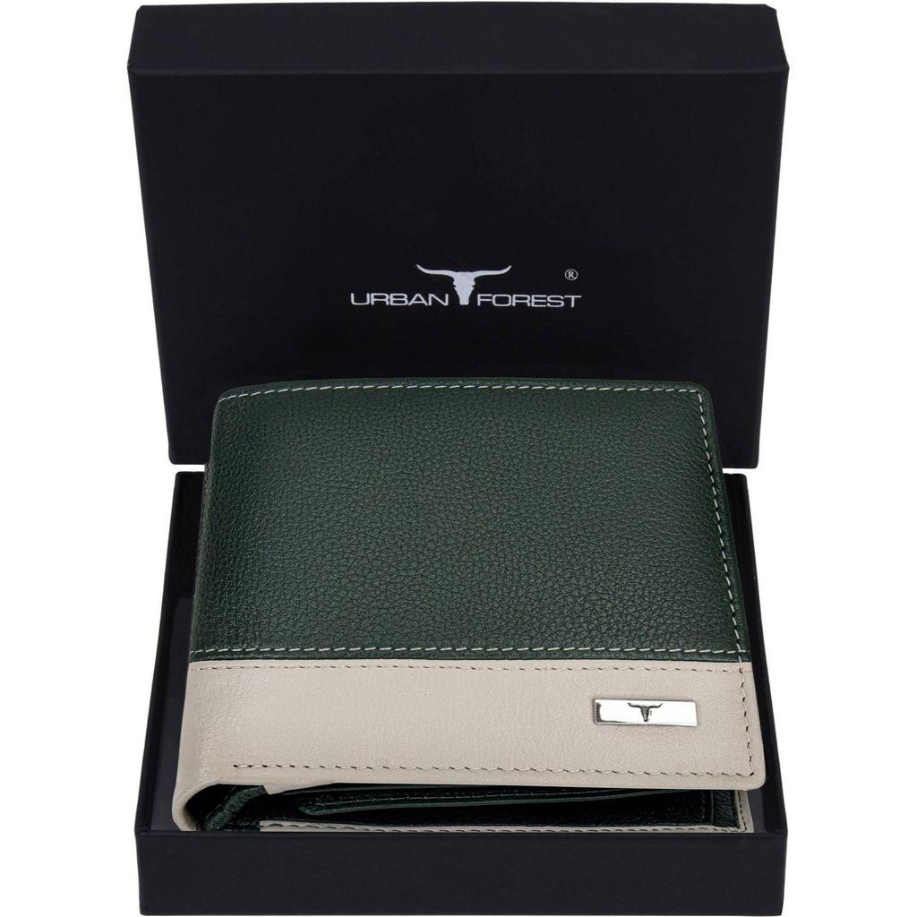 Мужской повседневный, формальный, дорожный, модный кошелек из натуральной кожи с RFID-меткой  (8 слотов для карт) Мужской кошелек