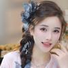 Beads Moonlight Tulle Shark Clips Large Size Ancient Style Hairgrips  Daily