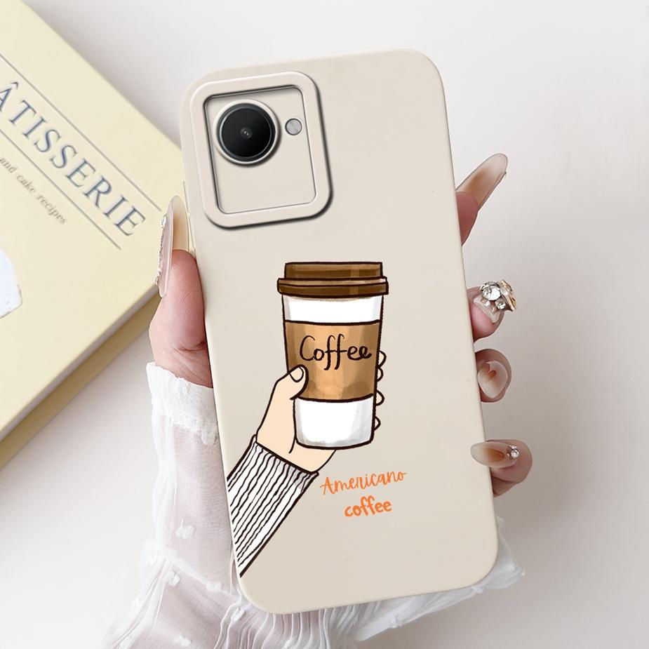 For Realme C30 Case Realme C30s RMX3690 Cute Fashion Cartoon Cover Soft Silicone Phone Case For Realme C30 C30s RealmeC30 Bumper