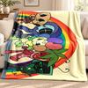 Dandys world blanket Flannel Blanket Soft Cozy Plush Throw for Sofa Bed Lightweight Home Decoration Outdoor camping