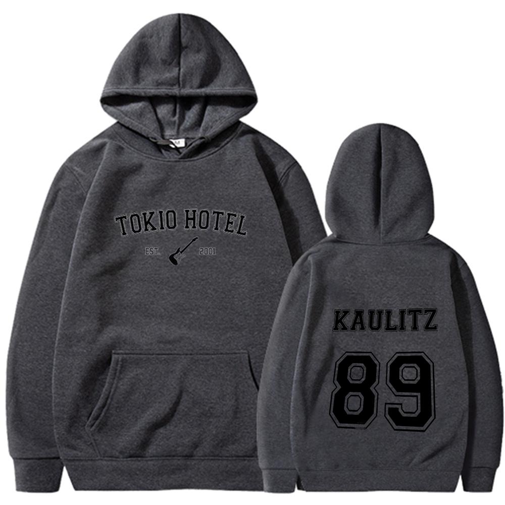 Рок-группа Tokio Hotel Kaulitz Hoodie Женская мода Повседневный пуловер Толстовка Женская хип-хоп свободный капюшон Панк уличная одежда