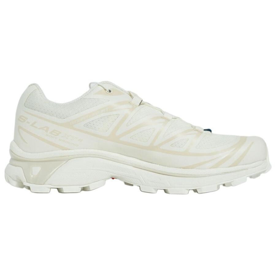 SALOMON XT-6 Non-Slip Durable Comfortable Low-Top Outdoor Functional Shoes Unisex Shoes White Beige 474453