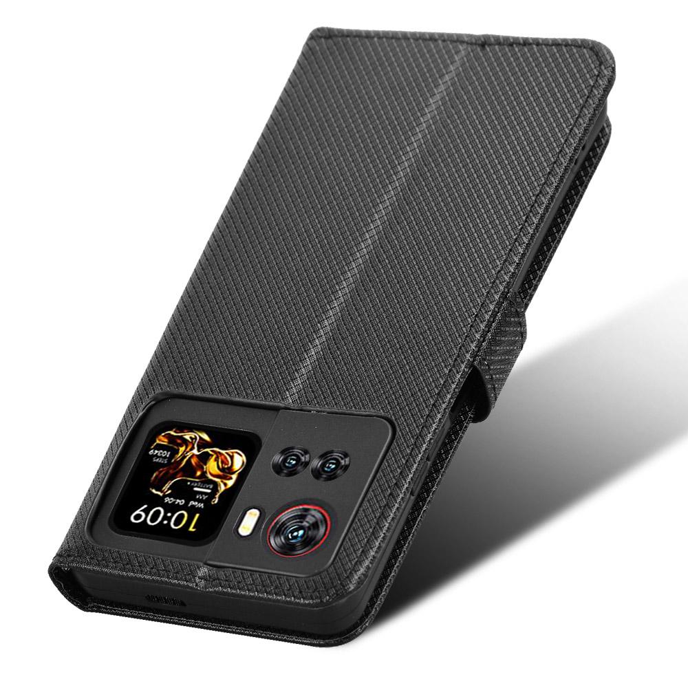 Кожаный чехол-портмоне с ремешком для Cubot X100, чехол для телефона с ромбовидной текстурой.