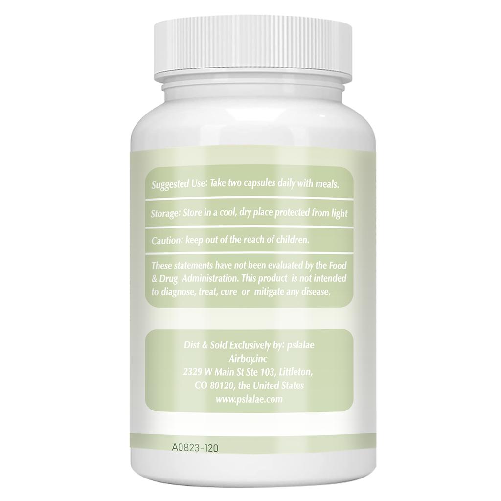 Pslalae Olive Leaf Extract 250mg Capsules 120 Count — Antioxidant Support, Daily Wellness, Nutritional Support