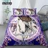 Комплект пододеяльника King Size с изображением лошади Ковбойское животное Постельное белье для детей Мальчиков Девочек Микрофибра Абстрактный Ловец снов