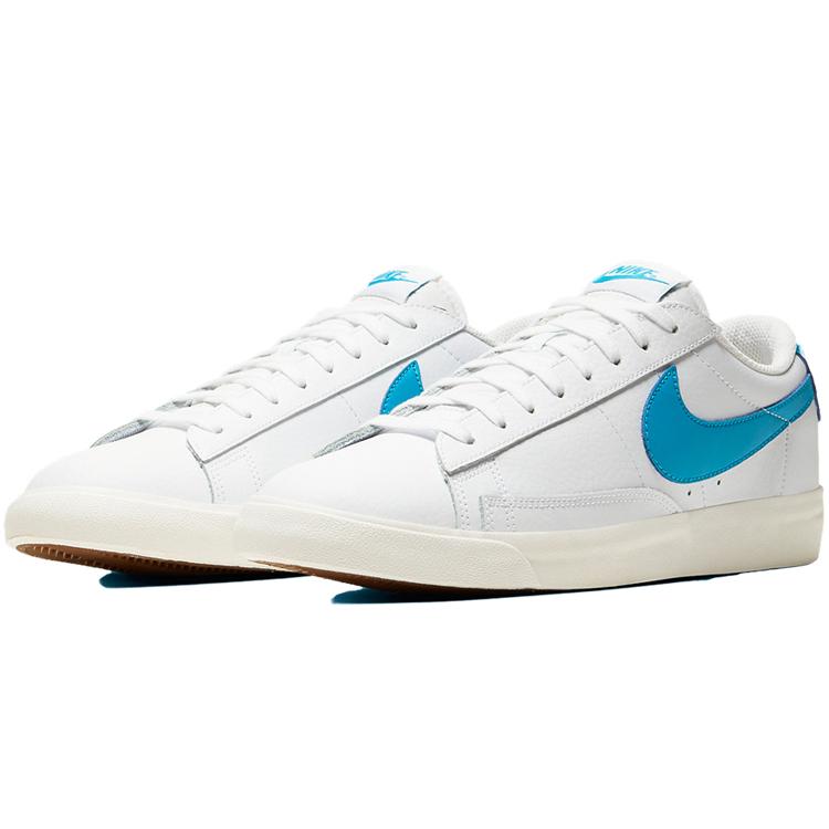 Nike Кроссовки Blazer Low Белый Лазерный Синий CI6377-104