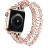 Новый браслет со звеньями и бусинами ремешок для Apple Watch ремешок для женщин 38 мм 40 мм 41 мм 42 мм 44 мм 45 мм 46 мм 49 мм