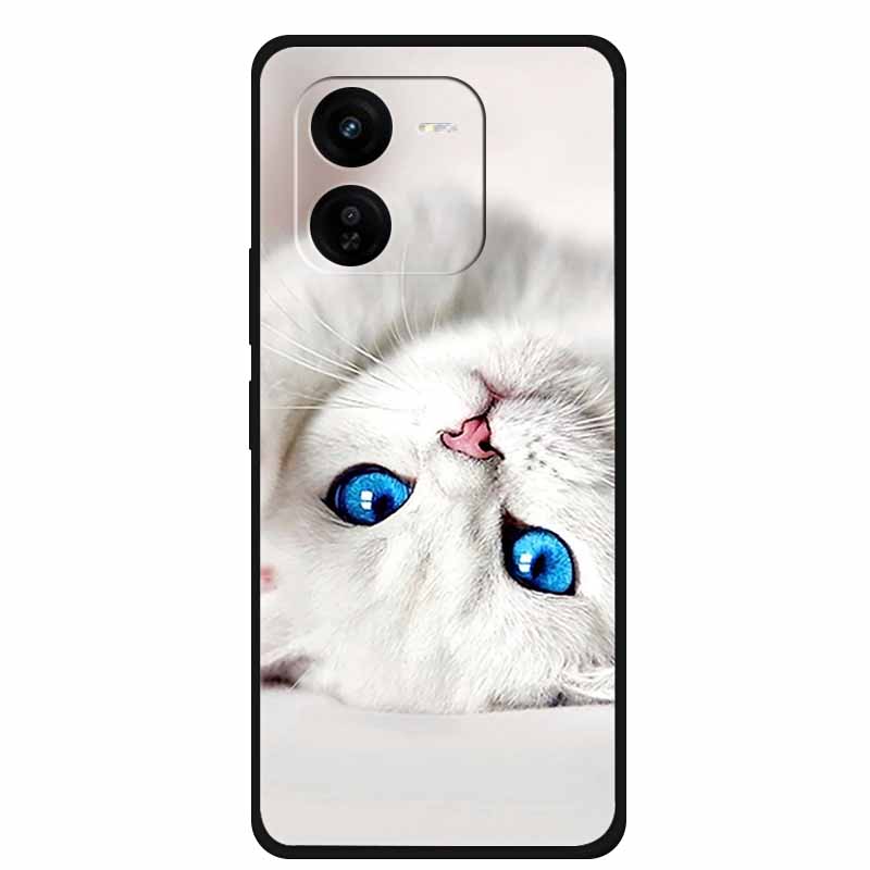 For iQOO Z9x Z9 Turbo 5G Case Luxury Fashion Soft Silicone Phone Case For iQOO Z9 Turbo 5G Cover Shockproof TPU Protector Capa