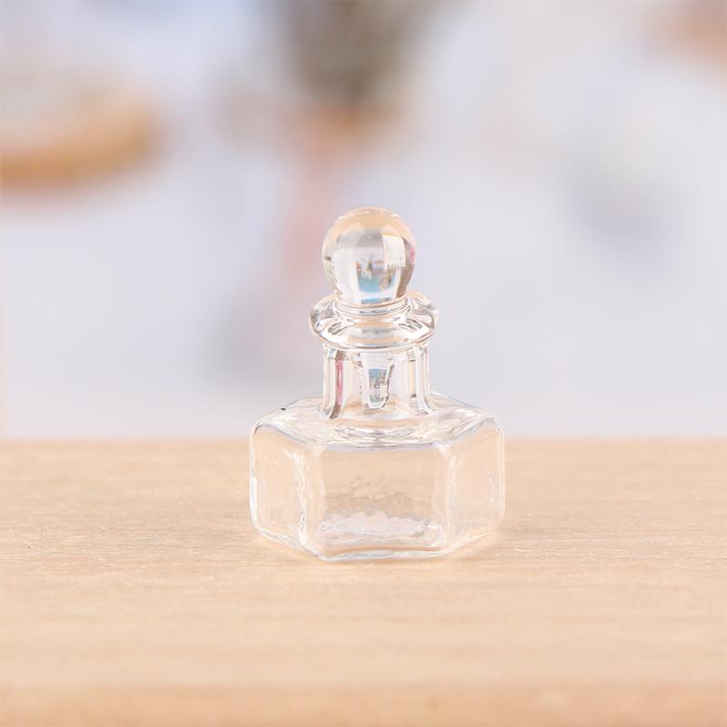 1Pc Doll House Mini Decoration Cute Glass Bottle European Vintage Pot
