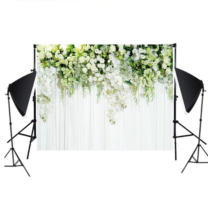 Цветок Роза Фон Занавес Цветочный 3D Свадьба День Рождения Фон Реквизит