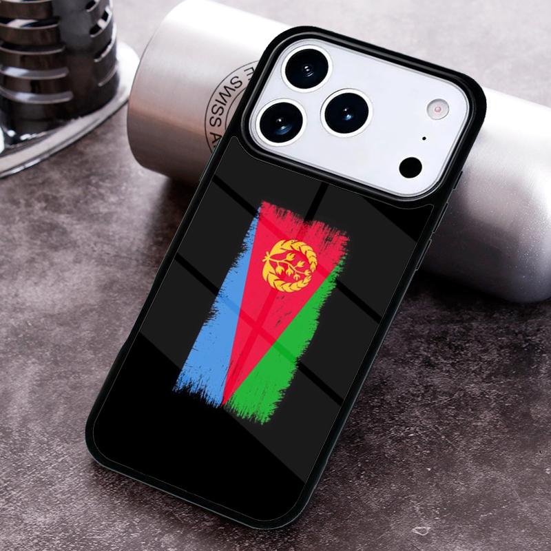 Eritrea Flag Phone Case For iPhone 17 16 15 14 13 12 11 Pro Max Plus 17Air Soft Silicone Cover