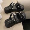 Stepping On Shit Slippers Women's Summer Wear 2025 New Popular Pregnant Women Soft Sole Two Wear Two-in-one Sandals