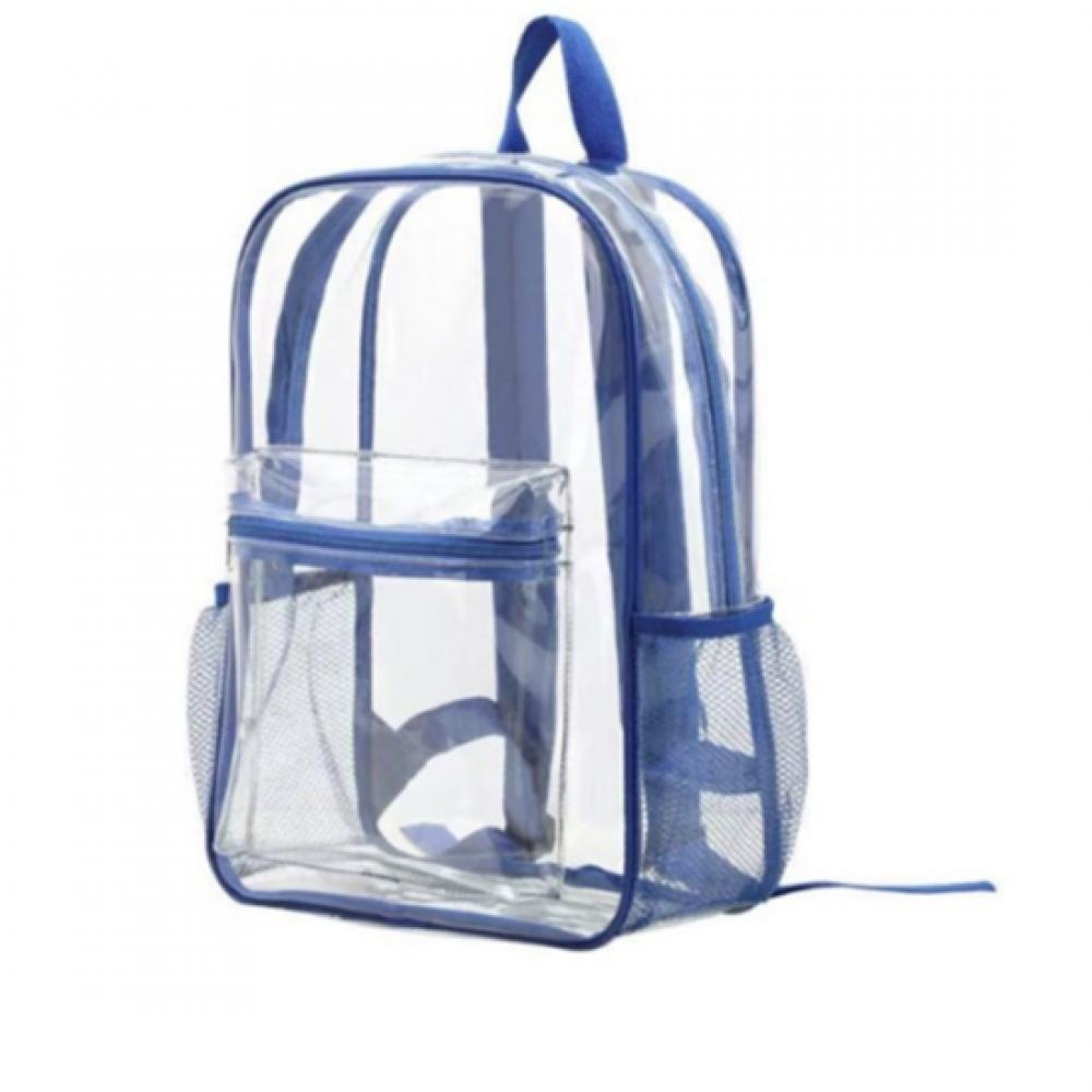 New Arrivals Open Run Women Waterproof Pvc Transparent Casual Backpack