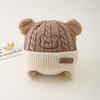 Winter Knitted Earmuffs Hat Windproof Ear Protection Cap New Bonnet Beanie  for Baby