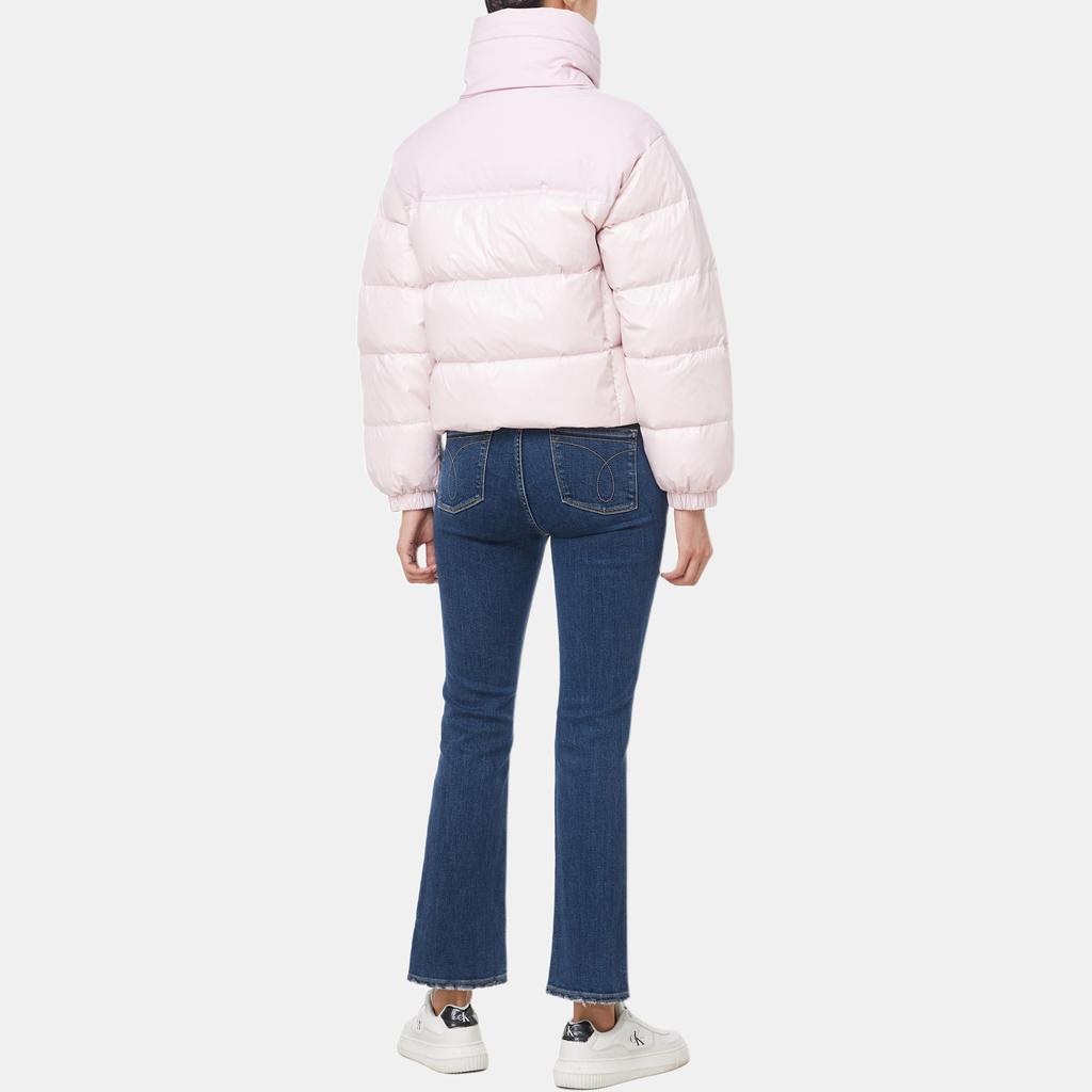 Calvin Klein Свободная однотонная куртка-пуховик с логотипом, с длинными рукавами, женская верхняя одежда 47E515G5J3