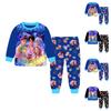 Children's Fashion Suit Skirt Round Neck Long Sleeve Top Pants