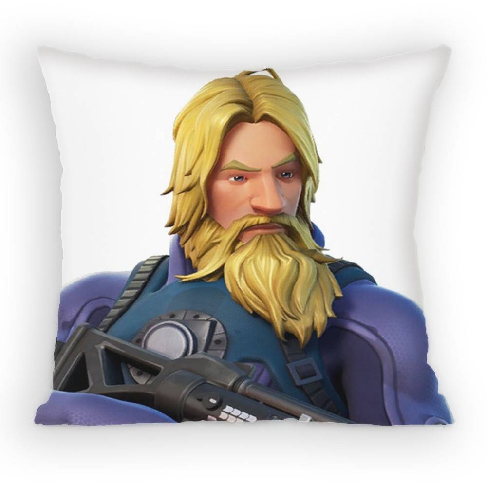 Game Character Fortnite Jonesy Pillow Case Sofa Living Room for Bedroom car Headboard Backrest Cushion Square Cushion Nap Time