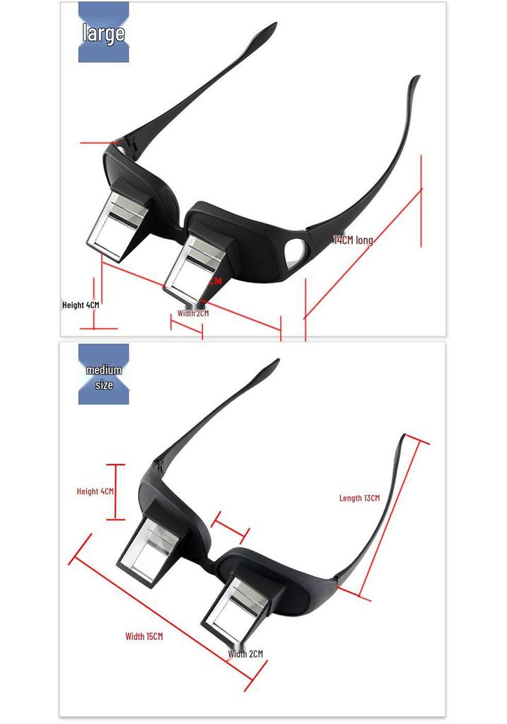 Hands-Free Lying Down Reading Glasses for Bed & Sofa