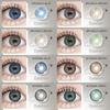 Цветные контактные линзы New Style Lake Blue Eyeglass Lens Черные бьюти-линзы Fashion Dark Green Lens Светло-коричневые натуральные линзы для очков