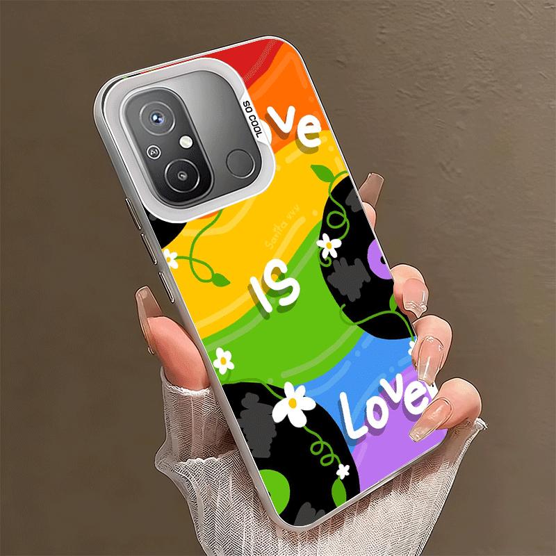 LGBT Rainbow Love Is Love Soft Phone Case for Xiaomi Redmi 15C 15 14C 13C 12C Poco X5 X6 X7 Pro X3 F8 F7 Ultra M8 13 12 Cover Ba