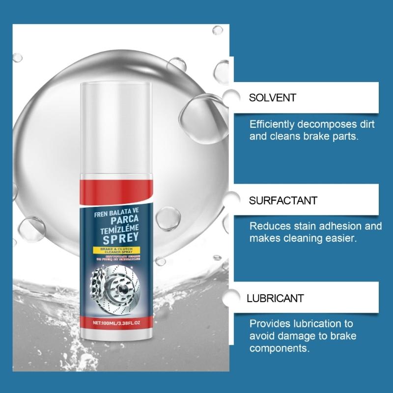 1pc/2pcs Brake Rust Remover Sprayer With Double Action Cleaning And Polishing Technology Cleaning Solution for Disc Hub Rims