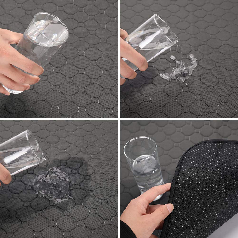 Коврик для мочи для домашних животных SARACAT, подушка для кровати для собак, водонепроницаемый, быстросохнущий, для ухода за больными, многоразовый, для мочи, для собак, кошек, простыня для домашних животных, 2 шт.