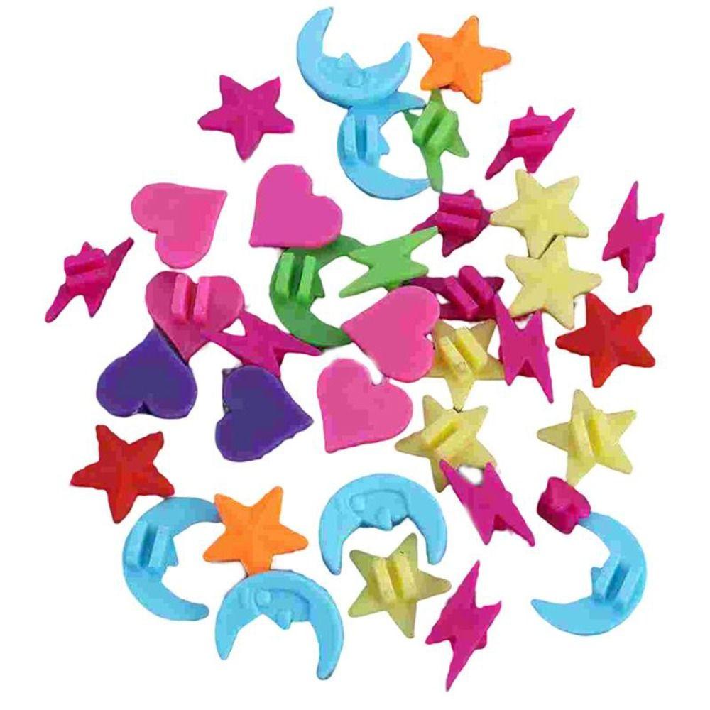 36PCS Plastic Bicycle Spoke Beads Multicolor Bike Spokes Bike Decoration Bead Kids Bicycle