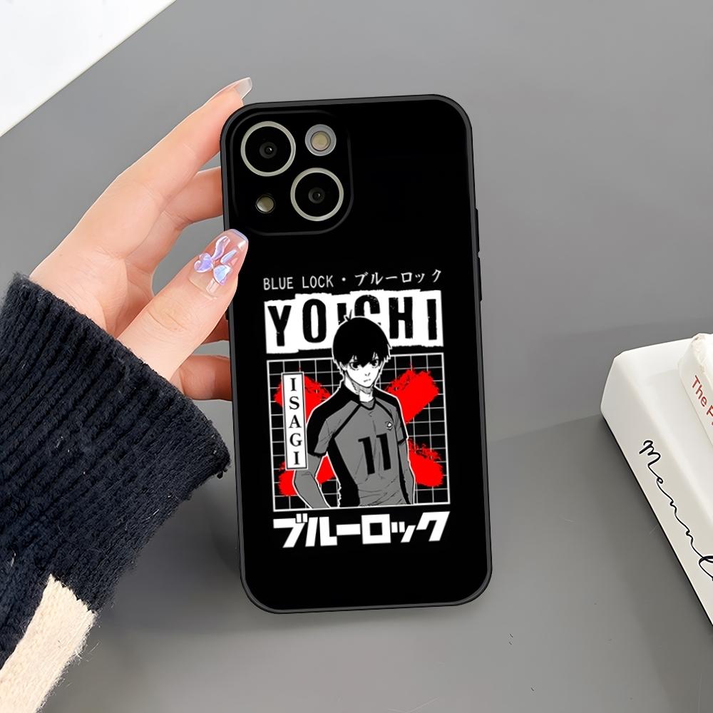 Чехол для телефона Аниме Blue Lock Для Iphone 16 Plus 15 14 Pro Max 13 Mini 11 12 Xr X Xs 6 7 8 SE Plus Задняя крышка